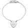 Gucci Trademark Heart Bracelet - Silver