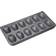 KitchenCraft Bandeja Madeleine Antiadherente Libre de PFOA, 40 x 20 cm, Gris Lata 40 cm