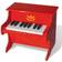 Vilac Piano Rojo De 18 Teclas Con Partitura
