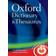 Oxford Dictionary and Thesaurus (Hardcover, 2007)