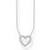 Thomas Sabo Open Heart Pave Necklace - Silver/Transparent