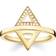 Thomas Sabo Double Triangle Ring - Gold/Diamond