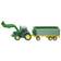 Siku tractor john deere met aanhanger Hortus