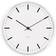 Arne Jacobsen City Hall White Horloge murale 16cm