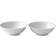 Royal Copenhagen White Fluted Plain Cereal Bowl, Set of 2 Bol 16cm 2pcs