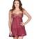 Curvy Kate Bardot Babydoll - Berry/Copper