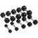 Master Fitness Rubber Hex Dumbbell 10kg