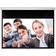 DELUXX Ecran de projection Manuel Advanced Slowmotion 16:9 Blanc Mat Polaro 170 x 95 cm