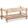 vidaXL Bamboo 2 Floors Skoställ 80x36cm