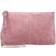 Pieces Suede Crossbody Bag - Pink
