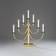 Konstsmide Classic Brass Adventsljusstake 45cm