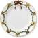 Royal Copenhagen Star Fluted Christmas Flat tallrik 22cm