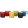 Le Creuset Rainbow Espressokop 10cl 6stk
