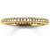 Thomas Sabo Pavé Eternity Ring - Gold/Transparent