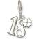 Thomas Sabo Charm Club Lucky Number 18 Charm Pendant - Silver