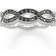 Thomas Sabo Love Knot Eternity Ring - Silver/Black