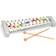 Janod Confetti Xylophone Metal 12 Sounds & Drumstick