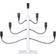 Star Trading Milan Black Kaarsenbrug 60cm