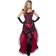 Smiffys Costume Fille De Saloon Rouge Et Noir Ts Rouge