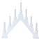 Star Trading Emma White Adventsljusstake 45cm