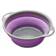 KitchenCraft Rétractable 2 Poignées (Violet) Passoire 24cm