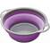 KitchenCraft Rétractable 2 Poignées (Violet) Passoire 24cm