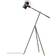 Le Klint Carronade Matt Black Gulvlampe 133cm