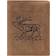 Greenburry Vintage Hunting Stag Portrait Leather Wallet - Antique Brown