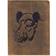 Greenburry Vintage Wildboar Portrait Leather Wallet - Antique Brown
