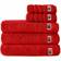 Lexington Original Guest Towel Red (30x30cm)