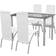 vidaXL 242913 Matgrupp, 1 Bord inkl. 4 Stolar