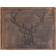 Greenburry Vintage Hunting Deer Landscape Leather Wallet - Antique Brown