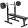 Gorilla Sports Bench Press Barbell and Weights 38kg