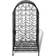 vidaXL 240943 Black Vinställ 44x100cm
