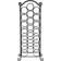 vidaXL 50206 Black Wine Rack 34x88cm