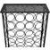 vidaXL 240942 Black Wine Rack 47.5x100cm