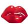 Kosta Boda Make Up Hotlips Prydnadsfigur 6.5cm