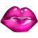 Kosta Boda Make Up Hotlips Prydnadsfigur 6.5cm