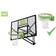 Exit Toys Tablero de baloncesto Galaxy transparente para pared con aro para mates