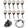 LightsOn Spectrum 10-pack Bedlampe 4.4cm 10stk