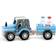 New Classic Toys tracteur Little Driver24 cm bois bleu 4 pièces