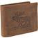 Greenburry Vintage Hunting Stag Landscape Leather Wallet - Antique Brown