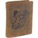 Greenburry Vintage Wildboar Portrait Leather Wallet - Antique Brown
