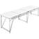 vidaXL Folding Camping Table Aluminum Adjustable 240x60cm