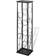 vidaXL 240941 Black Wine Rack 23.5x100cm