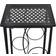 vidaXL 240941 Black Vinställ 23.5x100cm