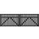 Plus Country Double Door Gate 300x98cm