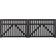Plus Country Double Door Gate 300x96cm