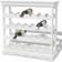 vidaXL 242438 White Wine Rack 70x70.5cm