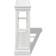 vidaXL 242438 White Wine Rack 70x70.5cm